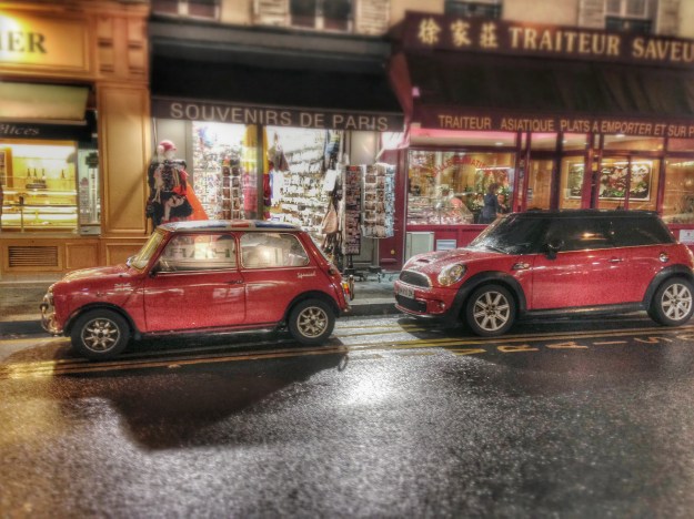 Red Classic Mini Cooper and Red R56 MINI Cooper S