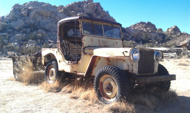 Willys Jeep in Joshua Tree